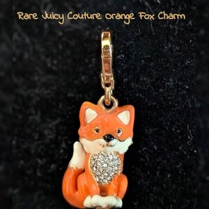Juicy Couture Rare Orange Fox Charm